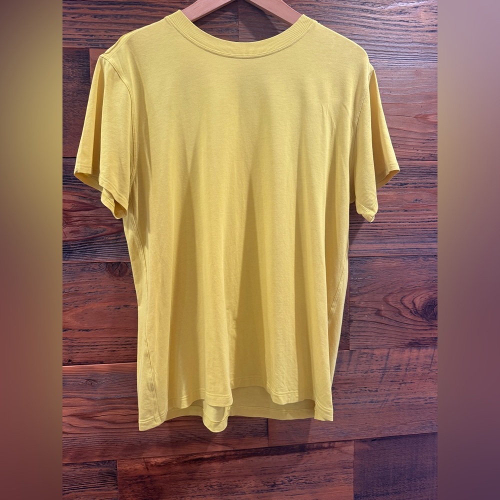 Lululemon Athletica All Yours Boyfriend Dark Olive Short Sleeve Tee - Picture 4 of 9